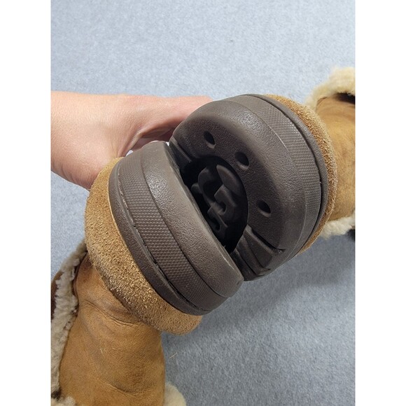 Ugg Boots Womens 8 Sundance Revival Australia Chestnut Sherpa Winter Warm READ - Picture 9 of 11